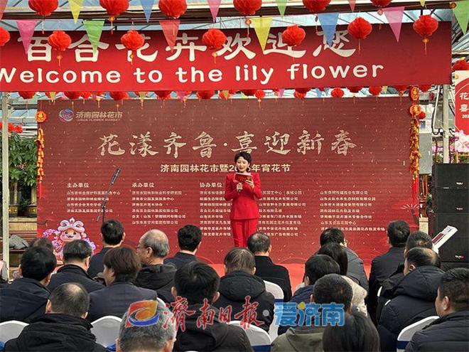 2025年宵花节开幕 济南6大公园12处花卉市场年宵花展陆续